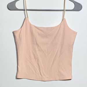 SHEIN Peachy Pink Spaghetti Strap Tank Top